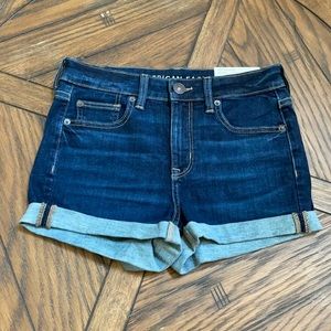 American eagle high waist denim shorts size 4